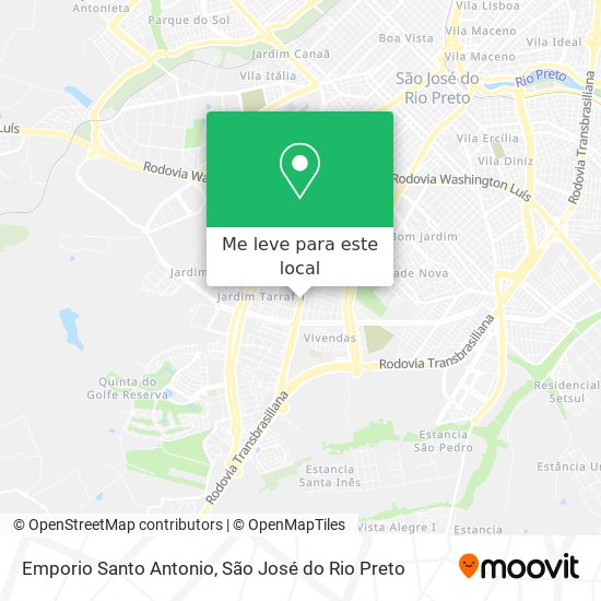 Emporio Santo Antonio mapa