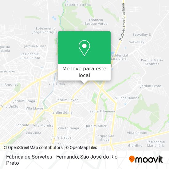 Fábrica de Sorvetes - Fernando mapa