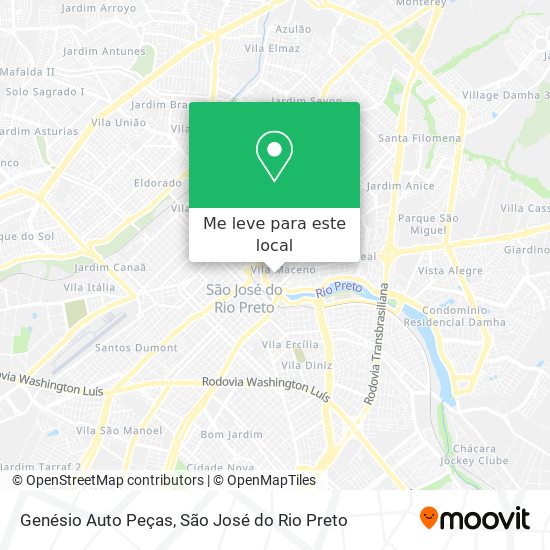 Genésio Auto Peças mapa