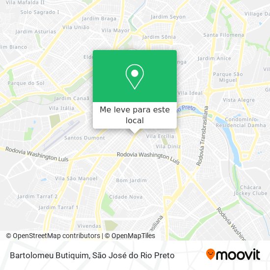 Bartolomeu Butiquim mapa