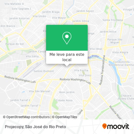 Projecopy mapa