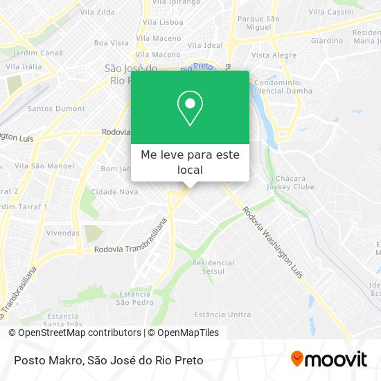 Posto Makro mapa