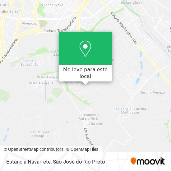 Estância Navarrete mapa