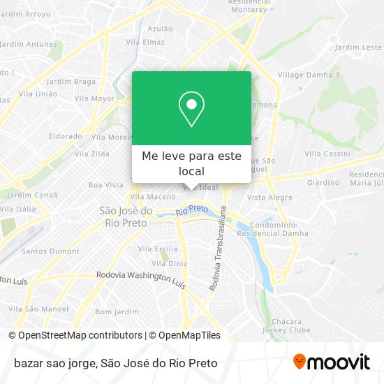 bazar sao jorge mapa