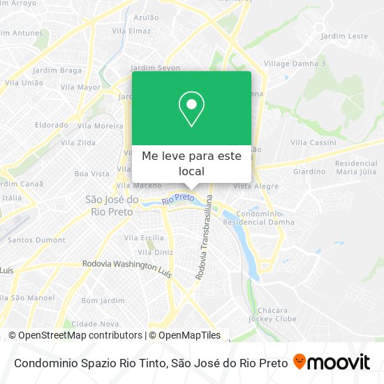 Condominio Spazio Rio Tinto mapa