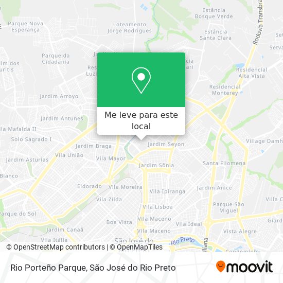 Rio Porteño Parque mapa