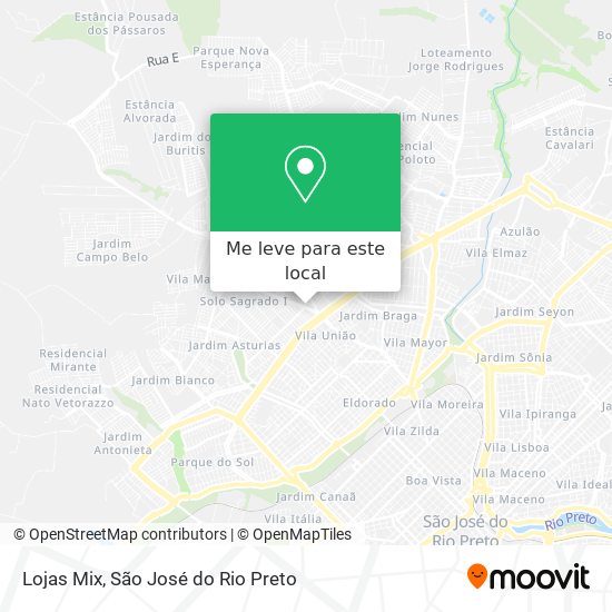 Lojas Mix mapa