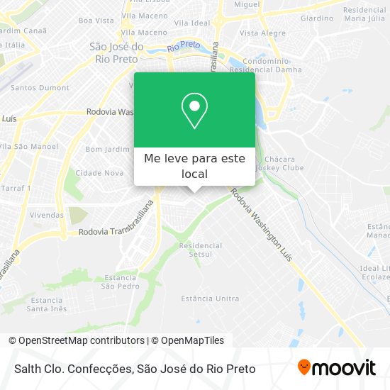 Salth Clo. Confecções mapa