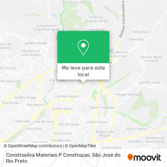 Construsilva Materiais P Construçao mapa