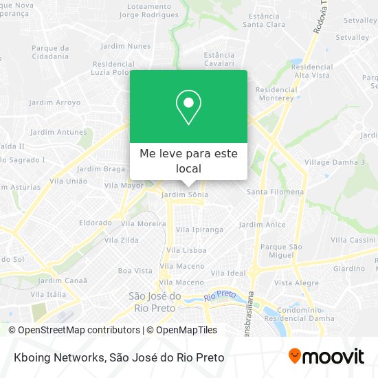 Kboing Networks mapa