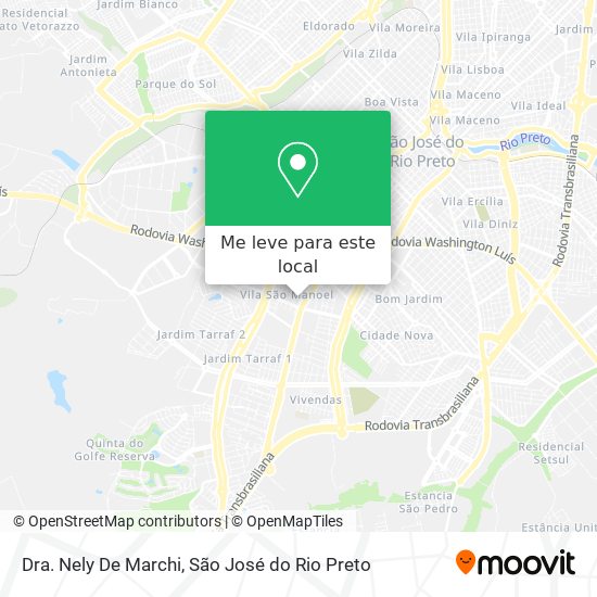 Dra. Nely De Marchi mapa