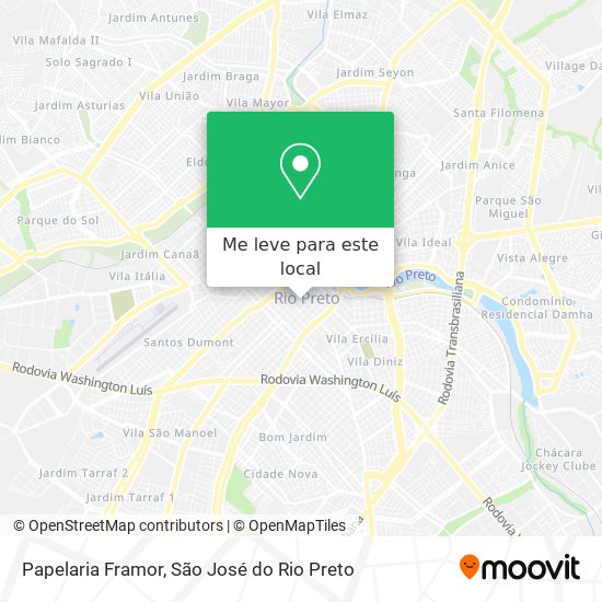 Papelaria Framor mapa