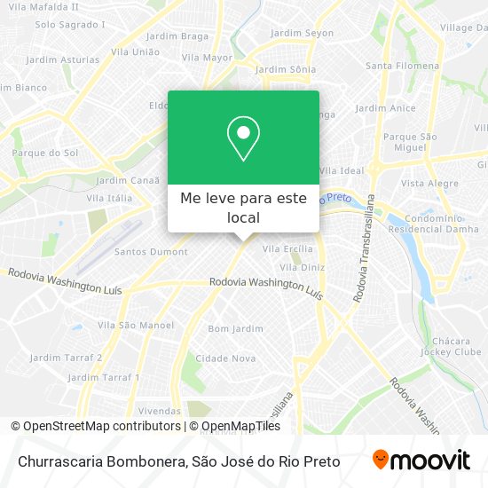 Churrascaria Bombonera mapa