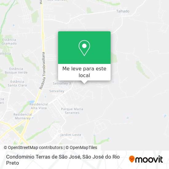 Condomínio Terras de São José mapa