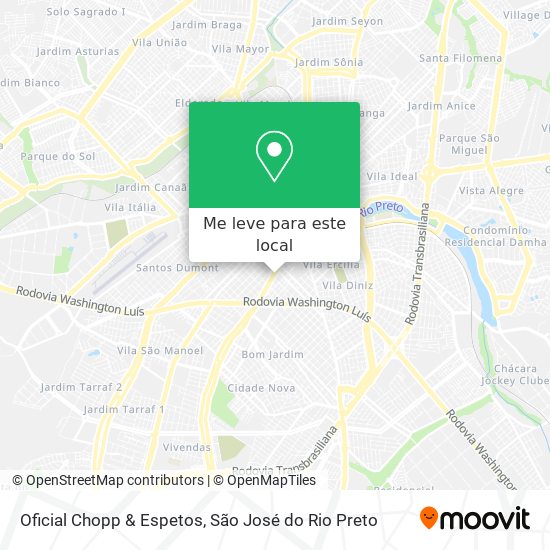 Oficial Chopp & Espetos mapa
