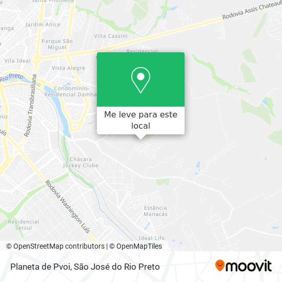 Planeta de Pvoi mapa