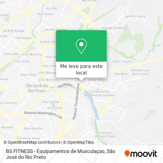 BS FITNESS - Equipamentos de Musculaçao mapa