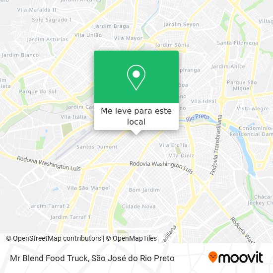 Mr Blend Food Truck mapa