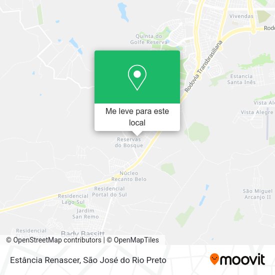 Estância Renascer mapa