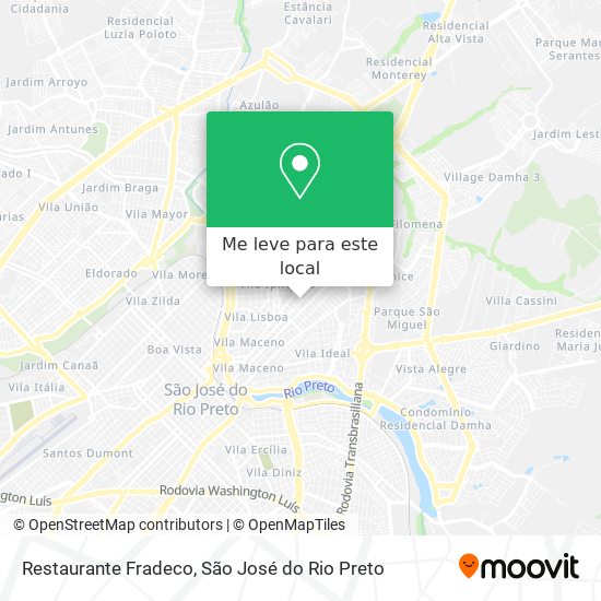 Restaurante Fradeco mapa