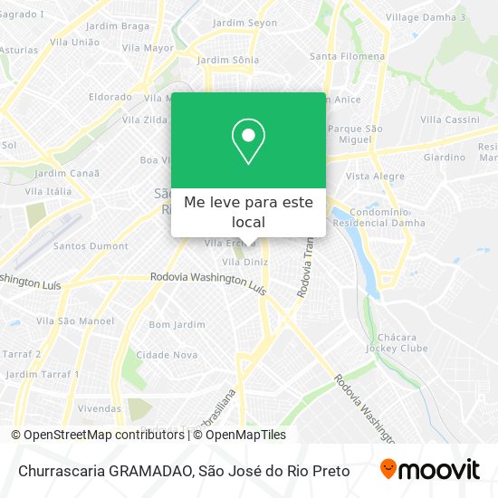 Churrascaria GRAMADAO mapa