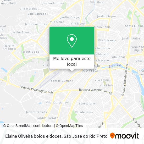 Elaine Oliveira bolos e doces mapa