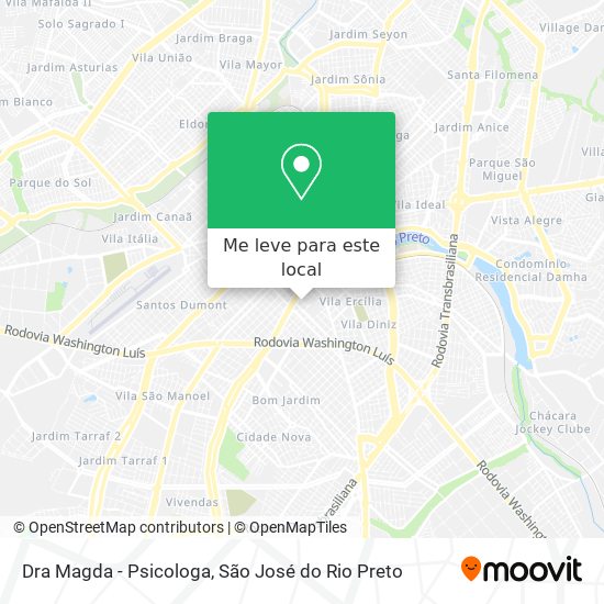 Dra Magda - Psicologa mapa