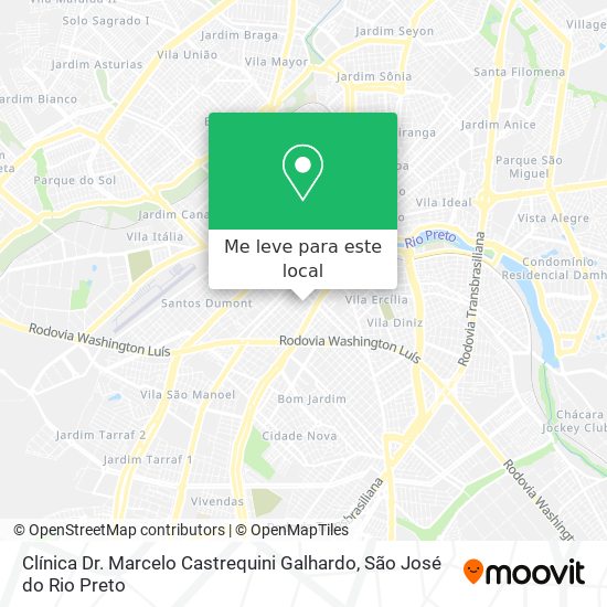 Clínica Dr. Marcelo Castrequini Galhardo mapa