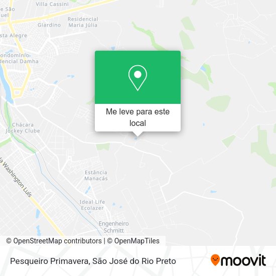 Pesqueiro Primavera mapa