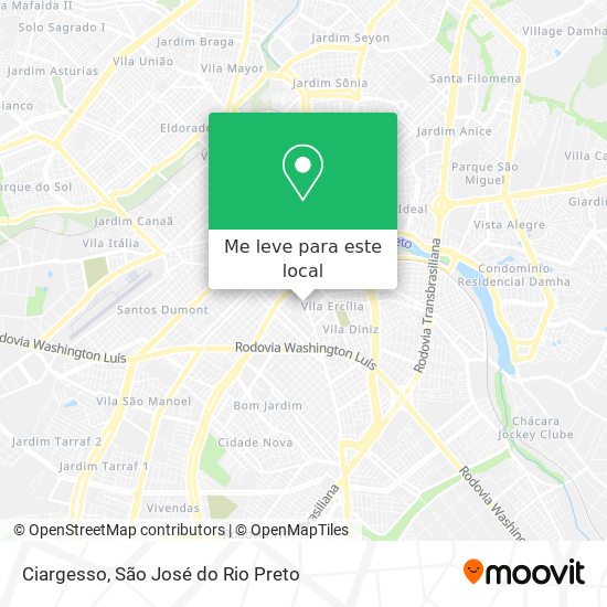 Ciargesso mapa