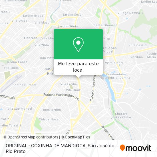 ORIGINAL - COXINHA DE MANDIOCA mapa