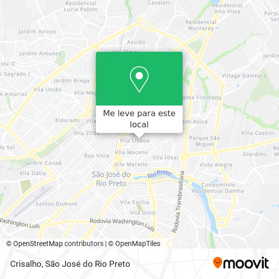 Crisalho mapa