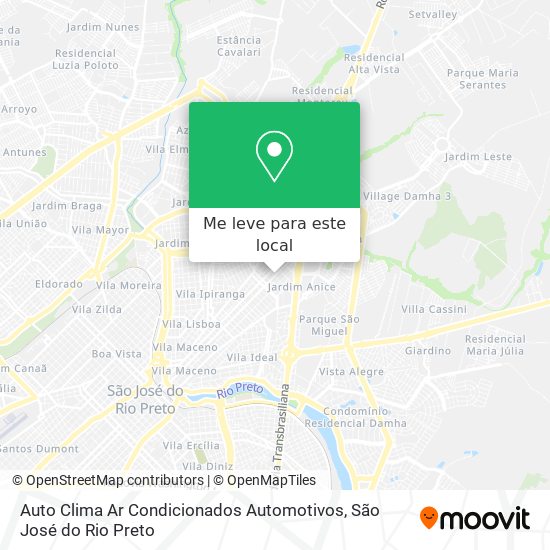 Auto Clima Ar Condicionados Automotivos mapa