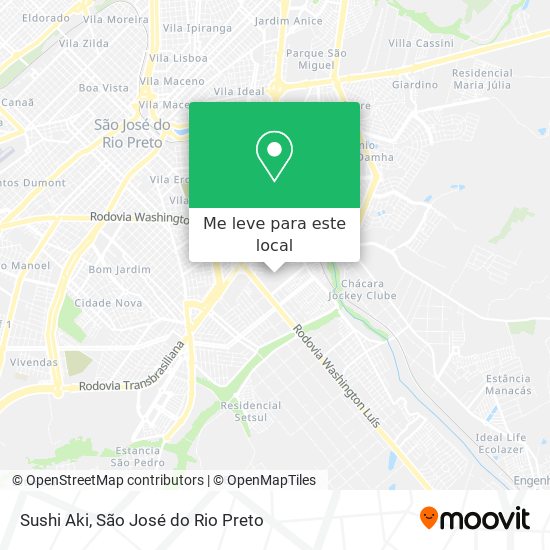 Sushi Aki mapa