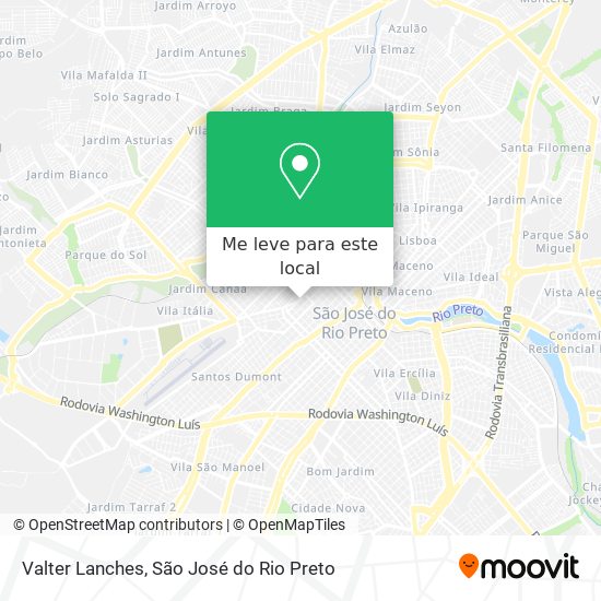 Valter Lanches mapa