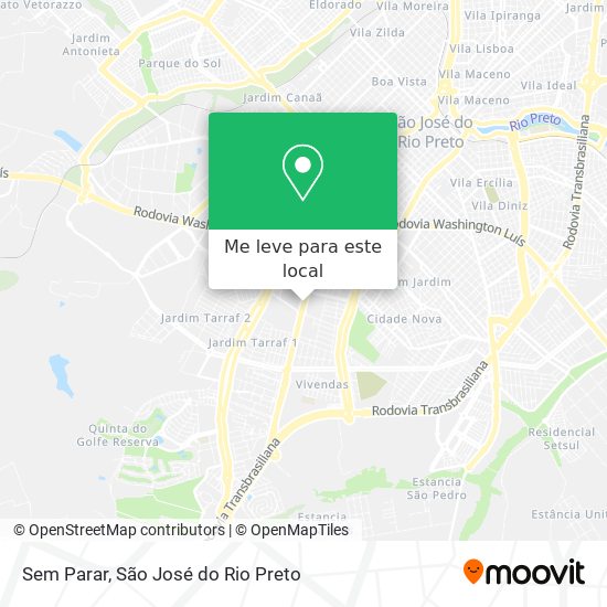 Sem Parar mapa