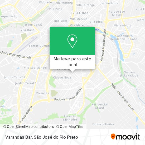 Varandas Bar mapa