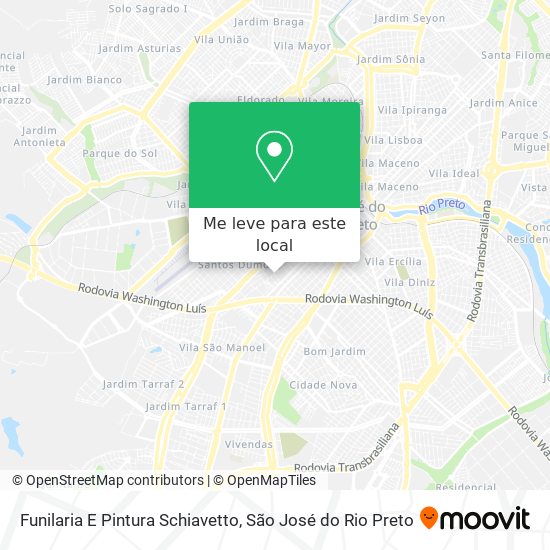 Funilaria E Pintura Schiavetto mapa