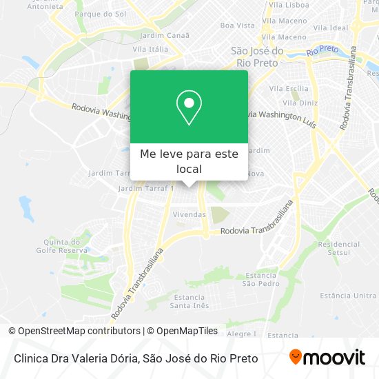 Clinica Dra Valeria Dória mapa
