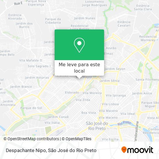 Despachante Nipo mapa