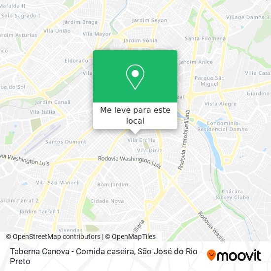 Taberna Canova - Comida caseira mapa