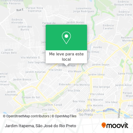 Jardim Itapema mapa