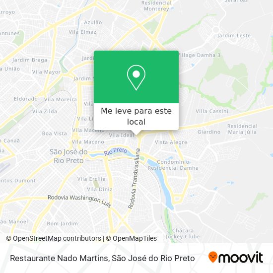 Restaurante Nado Martins mapa