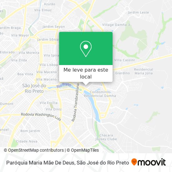 Paróquia Maria Mãe De Deus mapa
