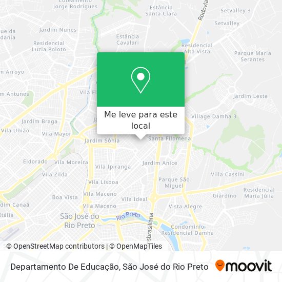 Departamento De Educação mapa