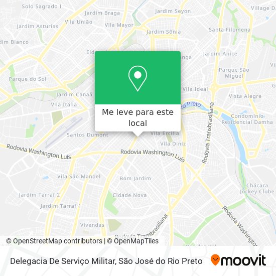 Delegacia De Serviço Militar mapa