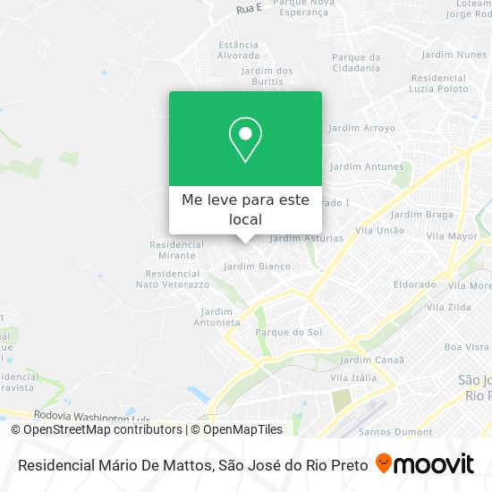 Residencial Mário De Mattos mapa