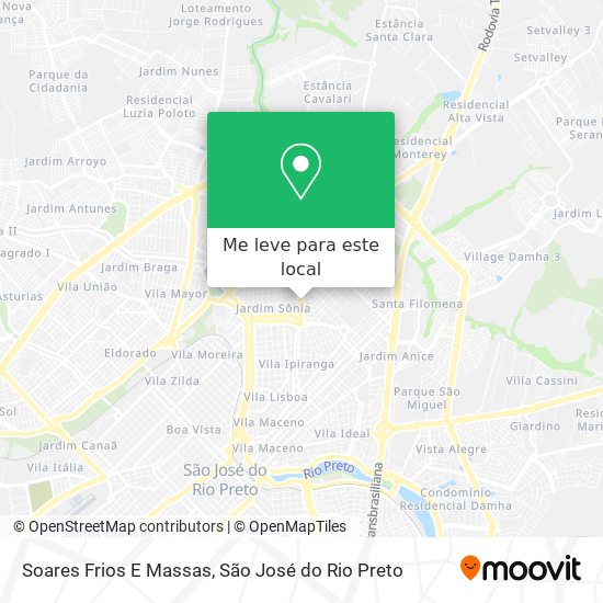 Soares Frios E Massas mapa