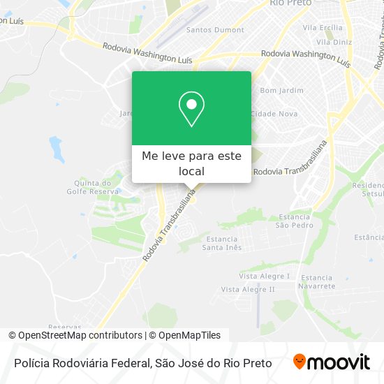 Polícia Rodoviária Federal mapa