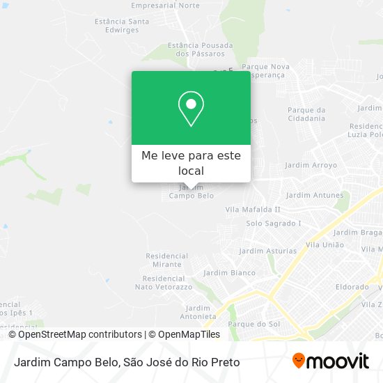 Jardim Campo Belo mapa